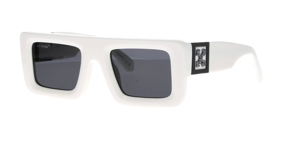 Off-White OERI049 LEONARDO - 0107 - 51 Sonnenbrillen Weiß Eckig