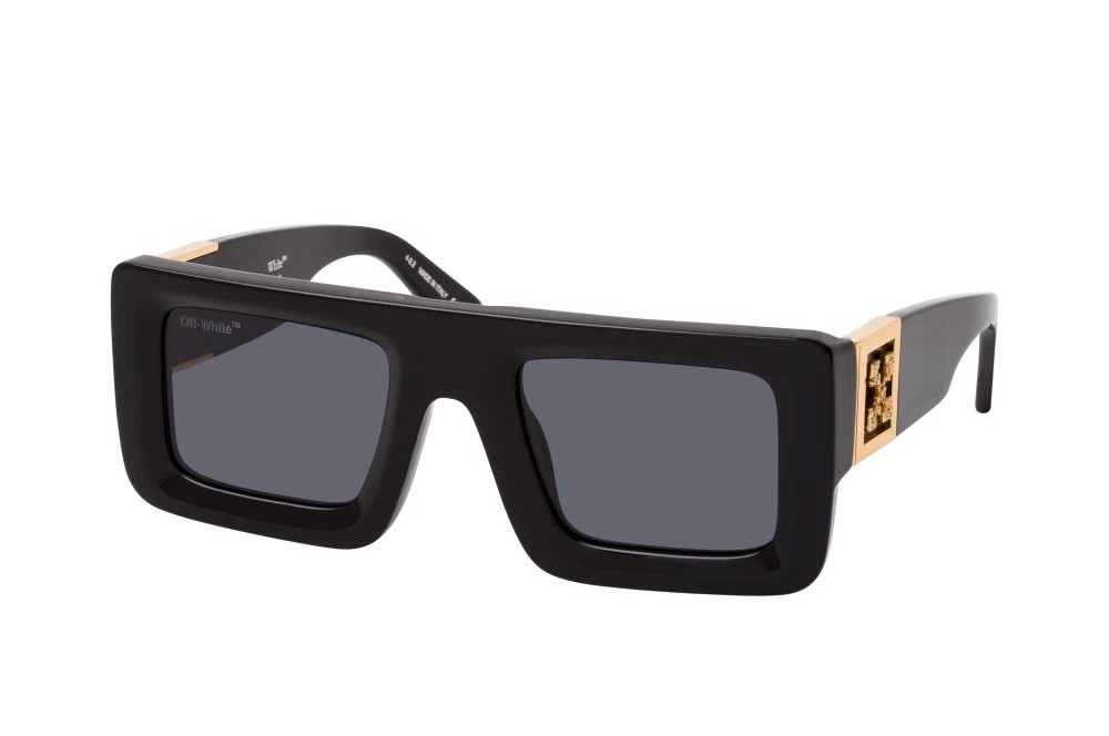 Off-White OERI060 LEONARDO - 1007 - 51 Sonnenbrillen Schwarz Eckig