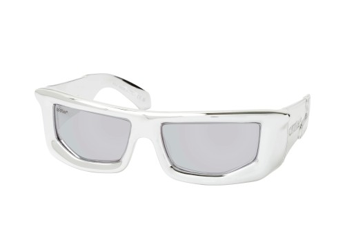Off-White OERI074 VOLCANITE - 7272 - 58 Sonnenbrillen Silber Eckig