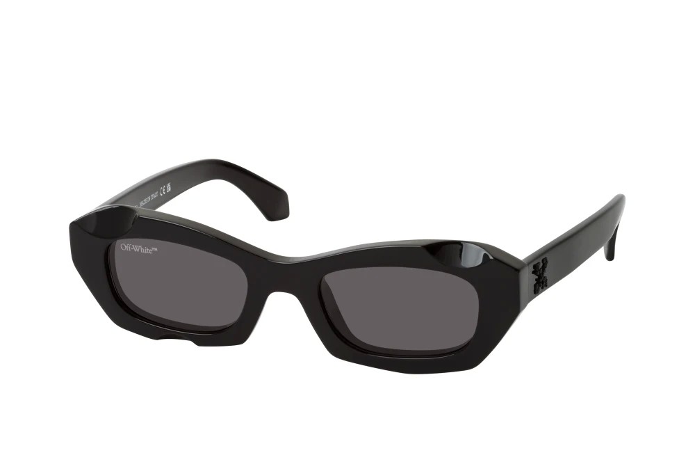 Off-White OERI092 VENEZIA - 1007 - 49 Sonnenbrillen Schwarz Cat Eye