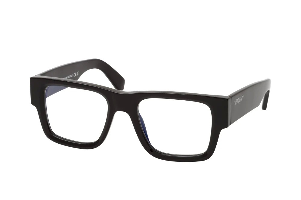 Off-White OERJ040 - 1000 - 52 Brillenfassungen Schwarz Eckig