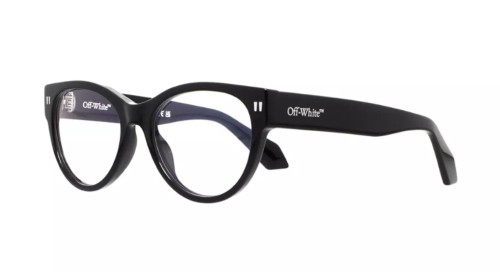 Off-White OERJ057 - 1000 - 55 Brillenfassungen Schwarz Kissenform (Abgerundet)