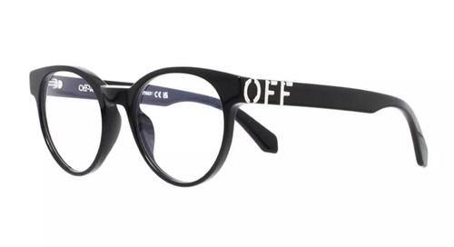 Off-White OERJ068 - 1000 - 50 Brillenfassungen Schwarz Kissenform (Abgerundet)