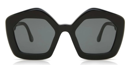 Marni RQ3 Laughing Waters Salty - 51 Sonnenbrillen Schwarz Eckig
