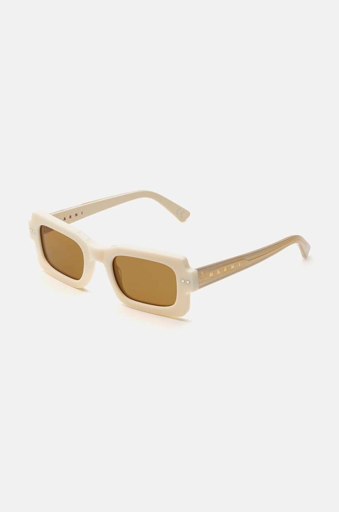 Marni SIN Lake Vostok Panna - 51 Sonnenbrillen Beige Eckig