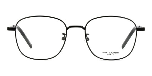 Saint Laurent SL682/F - 002 - 53 Brillenfassungen Schwarz Kissenform (Abgerundet)