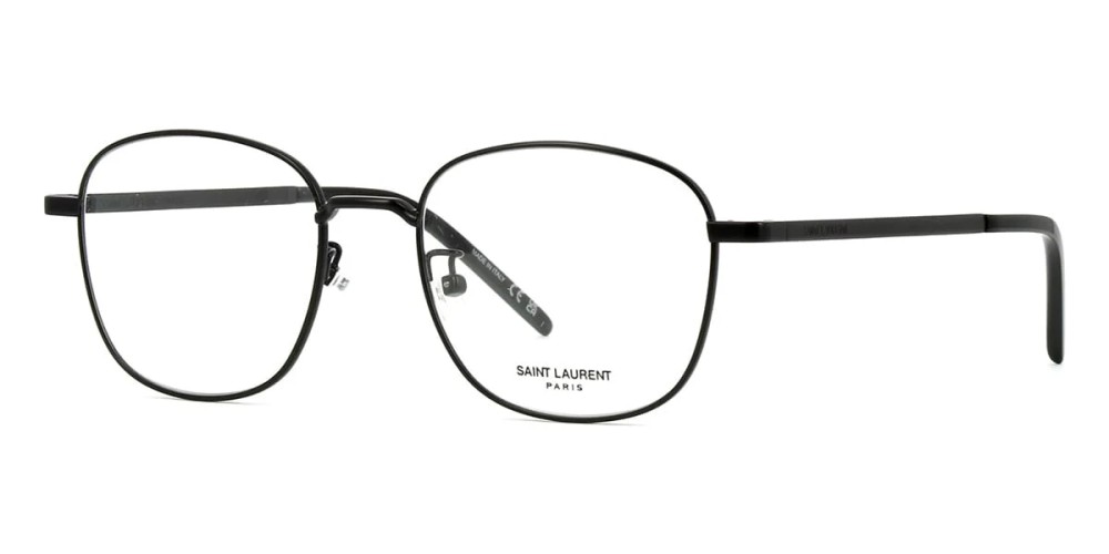 Saint Laurent SL682/F - 002 - 53 Brillenfassungen Schwarz Kissenform (Abgerundet)