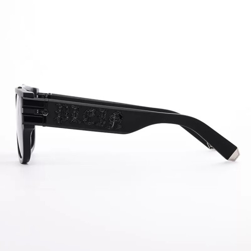 Philipp Plein SPP011X PURE PLEASURE LONDON - 0703 - 55 Sonnenbrillen Schwarz Eckig