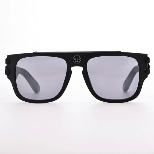 Philipp Plein SPP011X PURE PLEASURE LONDON - 0703 - 55 Sonnenbrillen Schwarz Eckig