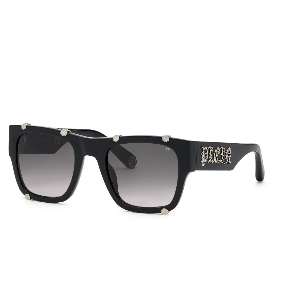 Philipp Plein SPP042W ICON - 0700 - 54 Sonnenbrillen Schwarz Eckig