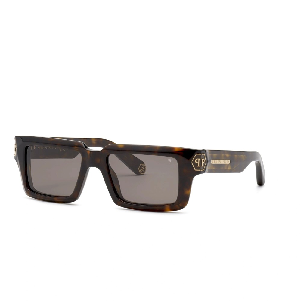 Philipp Plein SPP044 DARK SHAPES - 0722 - 53 Sonnenbrillen Havanna Eckig