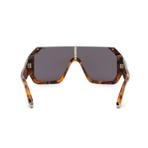 Philipp Plein SPP047 HEXAGON CAMOU - 0728 Sonnenbrillen Havanna Flacher Oberteil