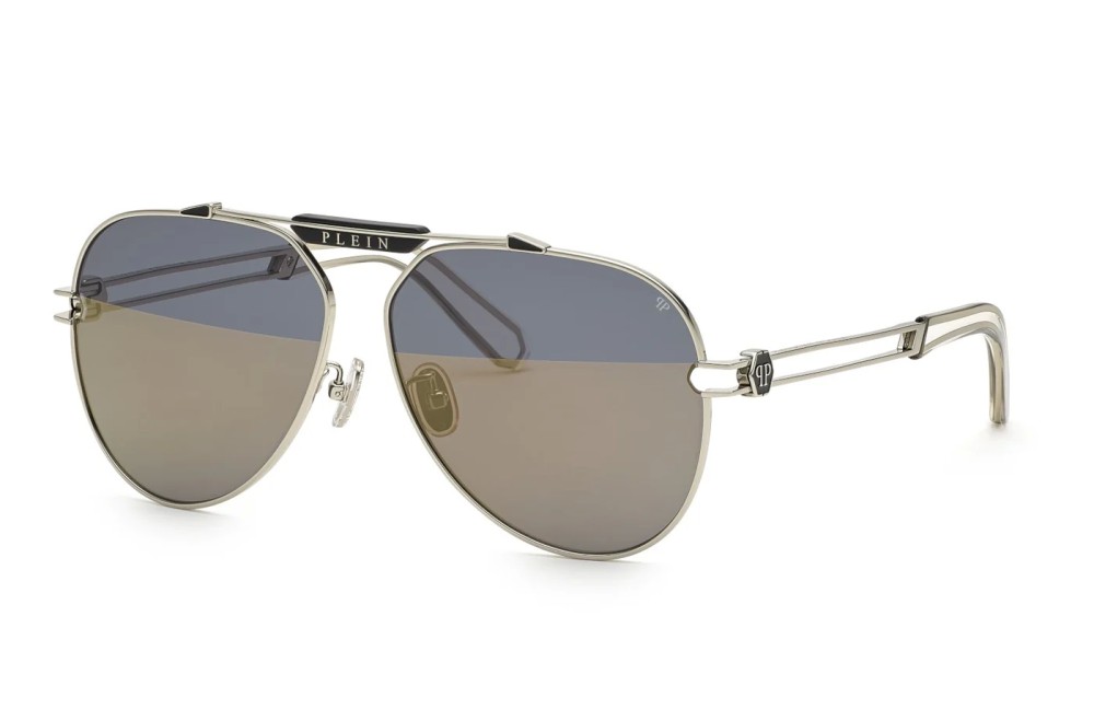 Philipp Plein SPP048 GOLDEN PLEIN SEVENTIES - 0K07 - 62 Sonnenbrillen Pilot (Aviator)