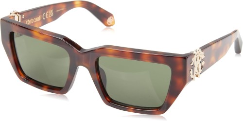 Roberto Cavalli SRC016 - 02BP - 55 Sonnenbrillen Havanna Cat Eye