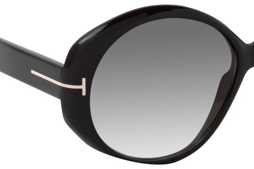 Tom Ford FT0848 TERRA - 01B - 63 Sonnenbrillen Schwarz Oval