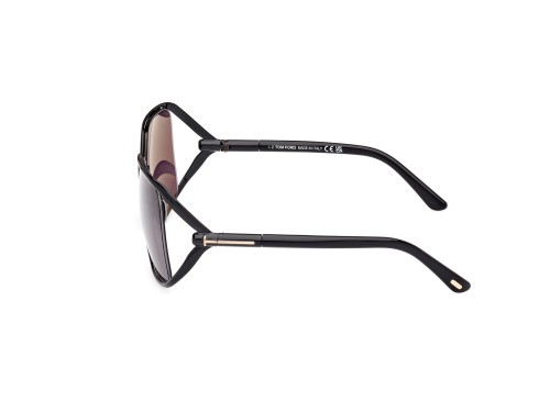 Tom Ford FT1092 GOLDIE - 01A - 60 Sonnenbrillen Schwarz Kissenform (Abgerundet)