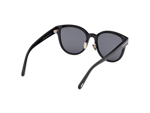 Tom Ford FT1137-K ECO - 01A - 55 Sonnenbrillen Schwarz Kissenform (Abgerundet)