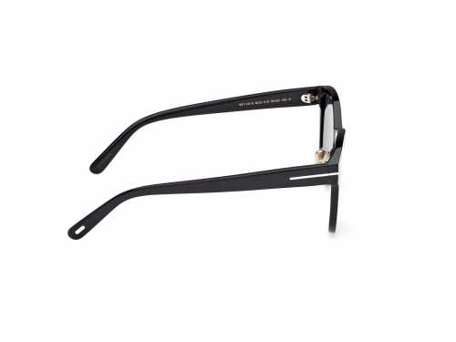 Tom Ford FT1137-K ECO - 01A - 55 Sonnenbrillen Schwarz Kissenform (Abgerundet)