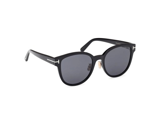 Tom Ford FT1137-K ECO - 01A - 55 Sonnenbrillen Schwarz Kissenform (Abgerundet)