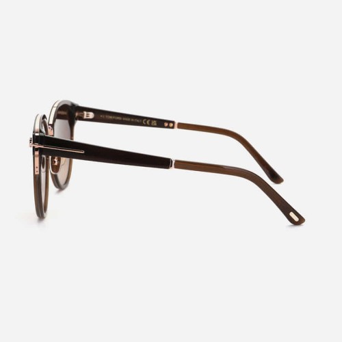 Tom Ford FT1138-K - 45F - 55 Sonnenbrillen Braun Kissenform (Abgerundet)
