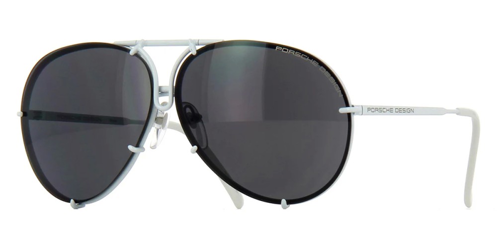 Porsche Design P8478 - P - 60 Sonnenbrillen Weiß Pilot (Aviator)