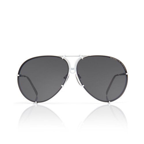 Porsche Design P8478 - P - 60 Sonnenbrillen Weiß Pilot (Aviator)