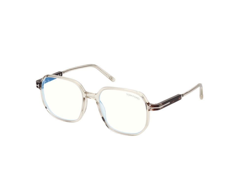 Tom Ford TF5911-B ECO - 093 - 53 - MIT BLAU-VIOLETTEM LICHTFILTER-GLÄSERN Brillenfassungen Eckig