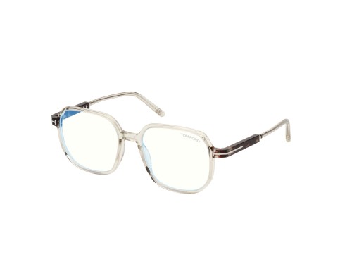 Tom Ford TF5911-B ECO - 093 - 53 - MIT BLAU-VIOLETTEM LICHTFILTER-GLÄSERN Brillenfassungen Eckig