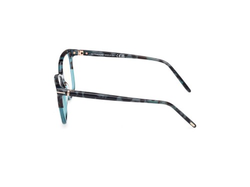 Tom Ford TF5989-F-B - 055 - 55 - MIT BLAU-VIOLETTEM LICHTFILTER-GLÄSERN Brillenfassungen Eckig