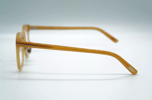 Tom Ford TF5997-K-B ECO - 047 - 51 - MIT BLAU-VIOLETTEM LICHTFILTER-GLÄSERN Brillenfassungen Braun Kissenform (Abgerundet)
