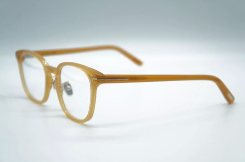 Tom Ford TF5997-K-B ECO - 047 - 51 - MIT BLAU-VIOLETTEM LICHTFILTER-GLÄSERN Brillenfassungen Braun Kissenform (Abgerundet)