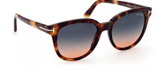 Tom Ford FT0914 OLIVIA-02 - 53P - 54 Sonnenbrillen Havanna Kissenform (Abgerundet)