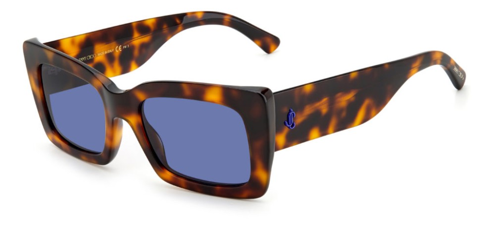 Jimmy Choo VITA/S - 086KU - 54 Sonnenbrillen Havana Eckig