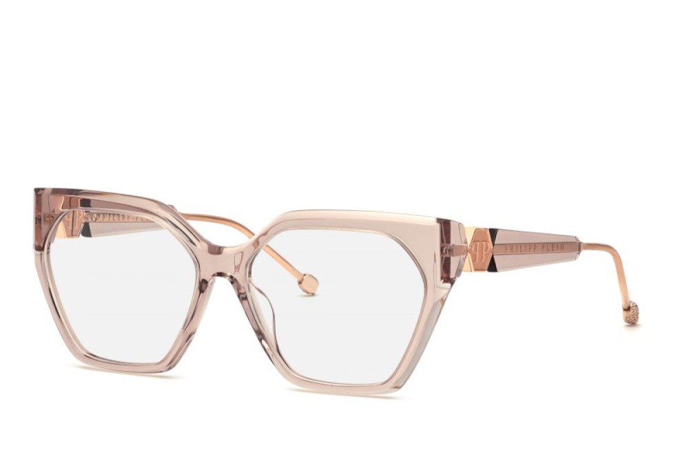 Philipp Plein VPP068S QUEEN - 07T1 - 57 Brillenfassungen Rosa Cat Eye