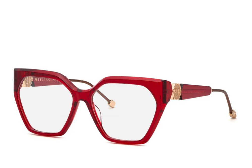 Philipp Plein VPP068S QUEEN - 0V64 - 57 Brillenfassungen Rot Cat Eye