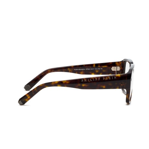 Philipp Plein VPP081 HEXAGON - 0722 - 55 Brillenfassungen Havanna Eckig