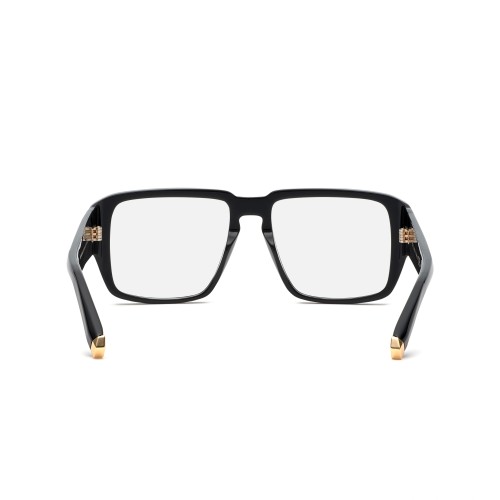 Philipp Plein VPP081 HEXAGON - 0700 - 55 Brillenfassungen Schwarz Eckig