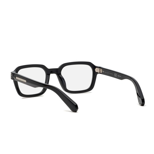 Philipp Plein VPP083 BRAVE SHADE - 0700 - 52 Brillenfassungen Schwarz Eckig