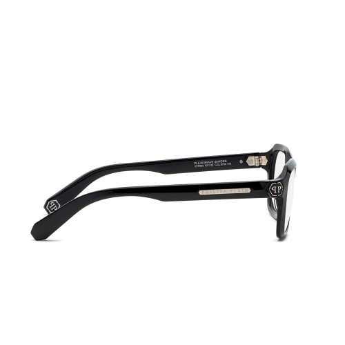Philipp Plein VPP083 BRAVE SHADE - 0700 - 52 Brillenfassungen Schwarz Eckig