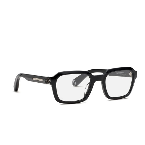 Philipp Plein VPP083 BRAVE SHADE - 0700 - 52 Brillenfassungen Schwarz Eckig