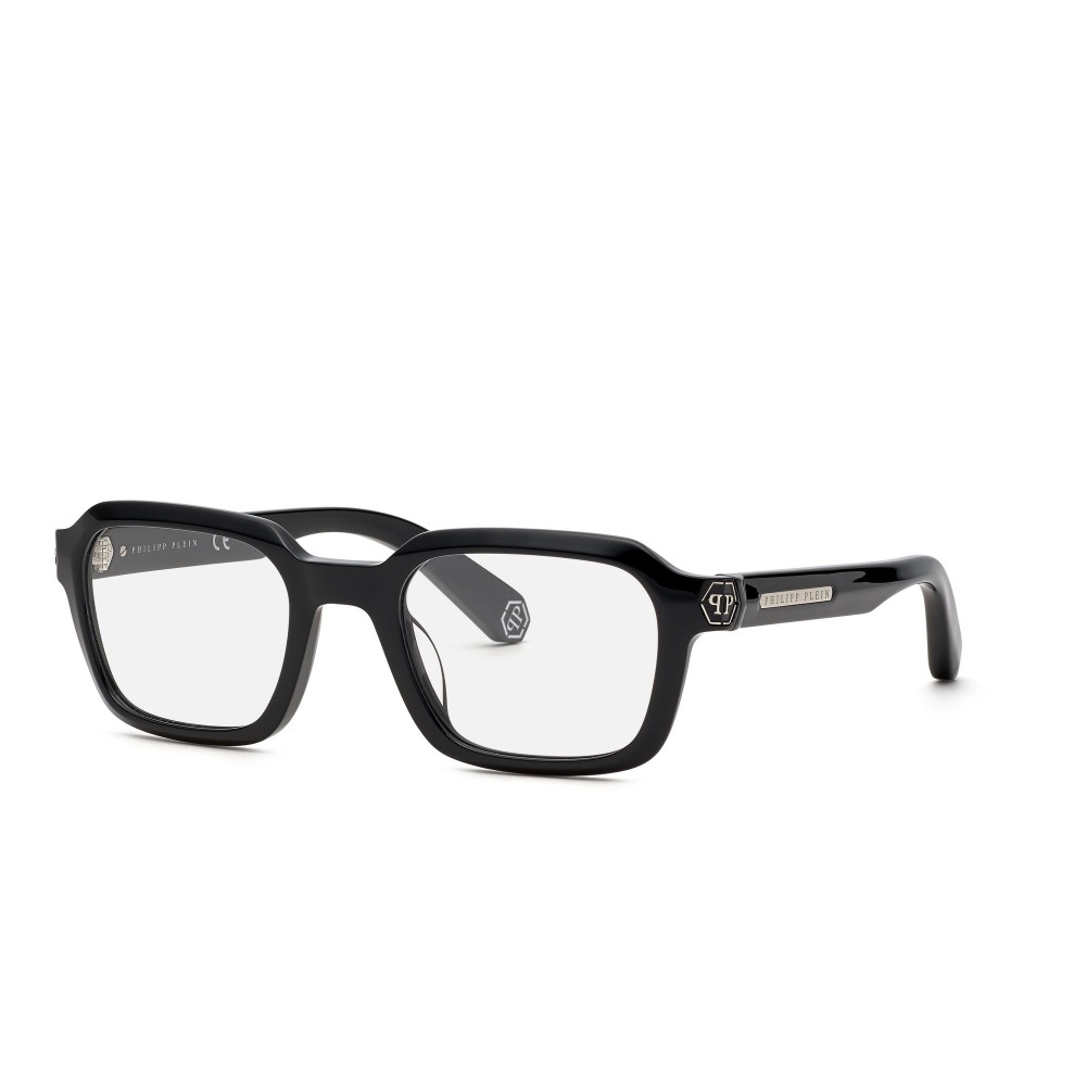 Philipp Plein VPP083 BRAVE SHADE - 0700 - 52 Brillenfassungen Schwarz Eckig