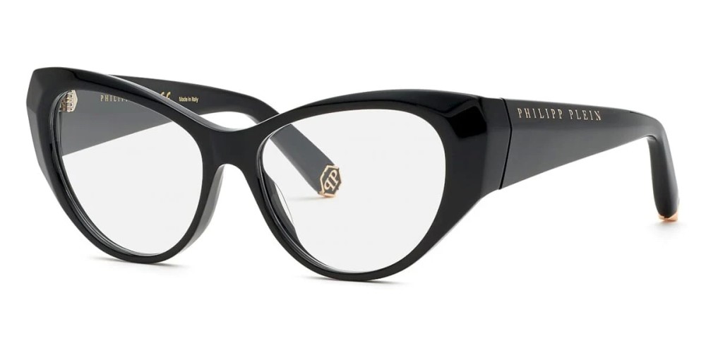 Philipp Plein VPP101 FLYING BUTTERFLY - 0700 - 54 Brillenfassungen Schwarz Schmetterling
