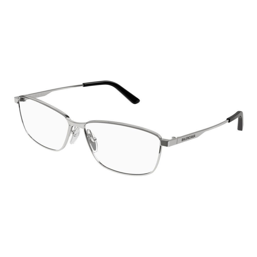 Balenciaga BB0281O - 003 - 60 Brillenfassungen Silber Eckig