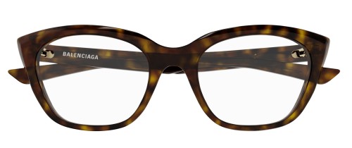 Balenciaga BB0219O - 002 - 51 Brillenfassungen Havana Cat Eye