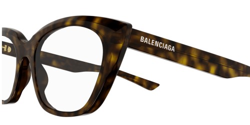 Balenciaga BB0219O - 002 - 51 Brillenfassungen Havana Cat Eye