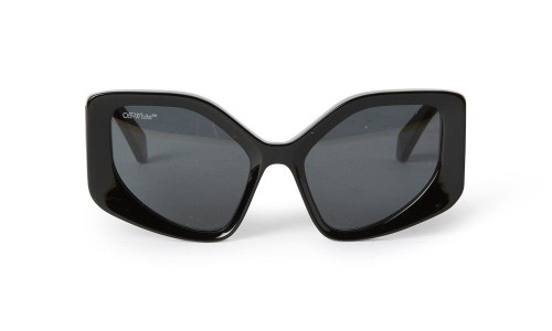 Off-White OERI076 DENVER - 1007 - 55 Sonnenbrillen Schwarz Schmetterling
