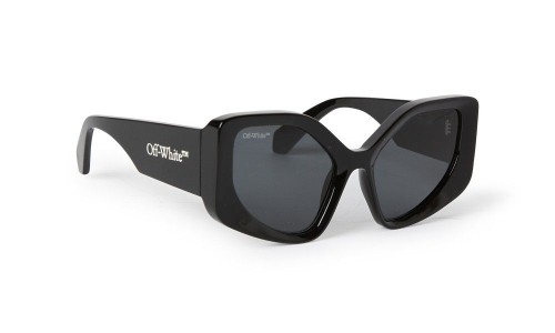 Off-White OERI076 DENVER - 1007 - 55 Sonnenbrillen Schwarz Schmetterling