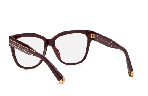 Philipp Plein VPP051 FLYING BUTTERFLY - 0G96 - 55 Brillenfassungen Burgunder Kissenform (Abgerundet)