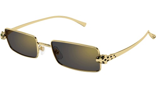 Cartier CT0473S - 001 - 54 Sonnenbrillen Gold Eckig