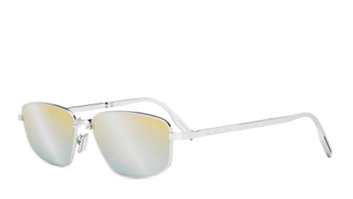 Dior DIOR90 S1U - F0H7 O - 57 - Klappbar Sonnenbrillen Silber Eckig